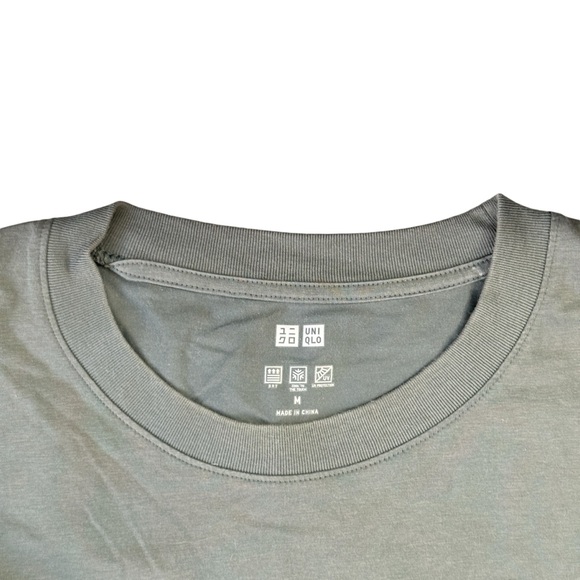 Uniqlo DRY-EX Crew Neck Long-Sleeve T-Shirt - Picture 2 of 2